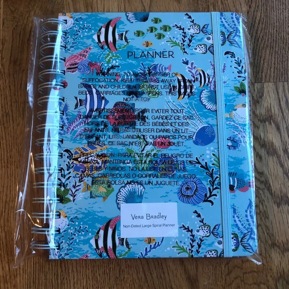Vera Bradley Non-Dated Planner Antilles Treasure NWT